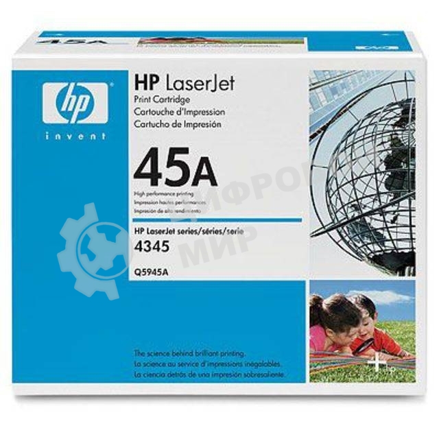 Картридж лазерный HP Q5945A черный для LJ 4345mfp 18 000 стр.