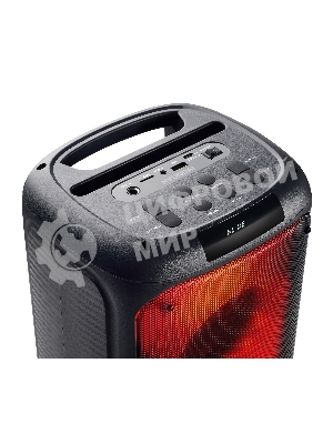 Минисистема Hyundai H-MC1231 черный 40Вт FM USB BT micro SD
