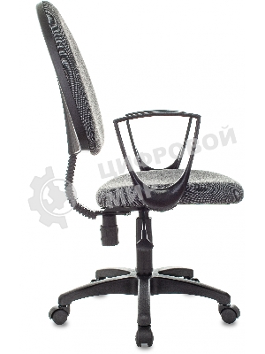 Кресло Бюрократ CH-1300N/3C1 серый, экокожа, 120 кг, механизм качания