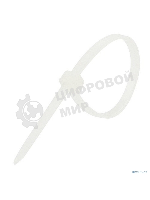 Хомут Rexant nylon 5.0 х 200 мм 100 шт белый