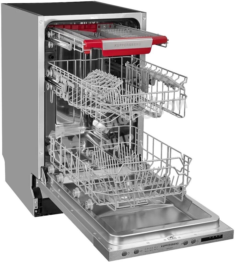 Встраиваемая посудомоечная машина Kuppersberg GLM 4537, серебристый, 44.8 см, 10 компл., 49 дБ, класс A++