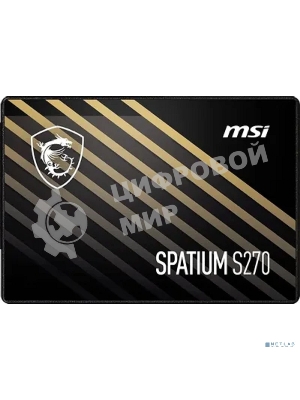 Накопитель SSD MSI SPATIUM S270, 960Gb, 2.5