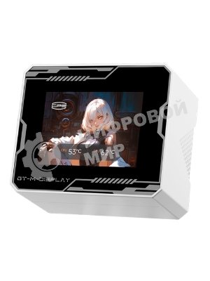 Система охлаждения PCCooler GT360 ARGb Display WH (310W, 360мм, LED temp., белый, ARGb/Fans: 3x120мм, 99CFM, 41.5dBA, 3000RPM/Pump 15dBA, 2600RPM, Rad thickness 27мм/S: 1851, 1700, 1200, 115X, AM5, AM4)