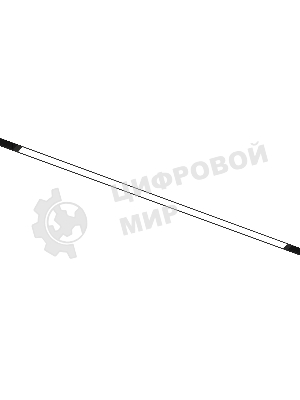 Трековый линейный светильник Ambrella light GL8065 BK черный IP20 36W 3000-6000K 220V 120° 800*25*41