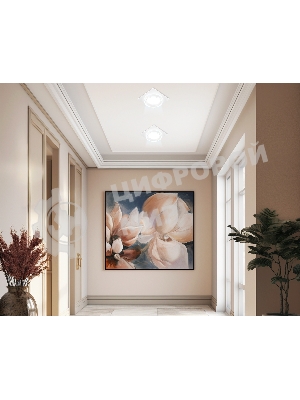 Светильник встраиваемый TU5220 WH белый IP20 GX70 D150*150*52