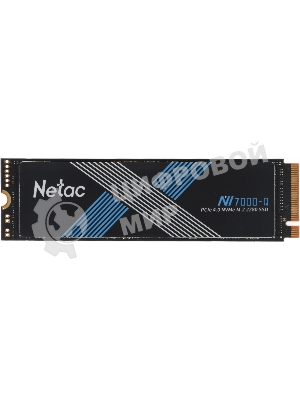 Накопитель SSD Netac NV7000-Q, 1Tb, M.2 2280, PCIe 4.0 x4, NVMe, R/W 7100/6200, с радиатором
