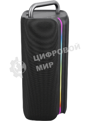 Колонка портативная Ural Молния Бит черный 420W 1.1 BT/3.5Jack/USB-C 10м 8000mAh (без.бат)