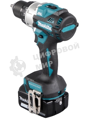 Дрель-шуруповерт Makita DDF486RTJ, 18 В, 5 Ач, 130 Нм, бесщеточный