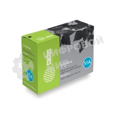 Картридж лазерный Cactus CS-Q7551A черный (6500 стр.) для HP Laser Jet P3005/M3027 mfp/M3035 mfp.