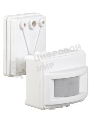 Датчик движения IEK LDD13-019-1100-001 ДД 019 белый, макс. нагрузка 1100Вт, угол обзора 120град., дальность 12м, IP44