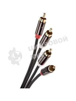 Кабель соединит 2xRCA (M) - 2xRCA (M),1.5m, TelecomPRO TAV7158M-1.5M