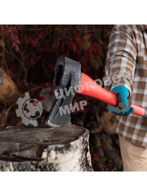 Топор-колун Matrix с клиновидным полотном 2000 г, фибергласовое обрезиненное топорище 880 мм