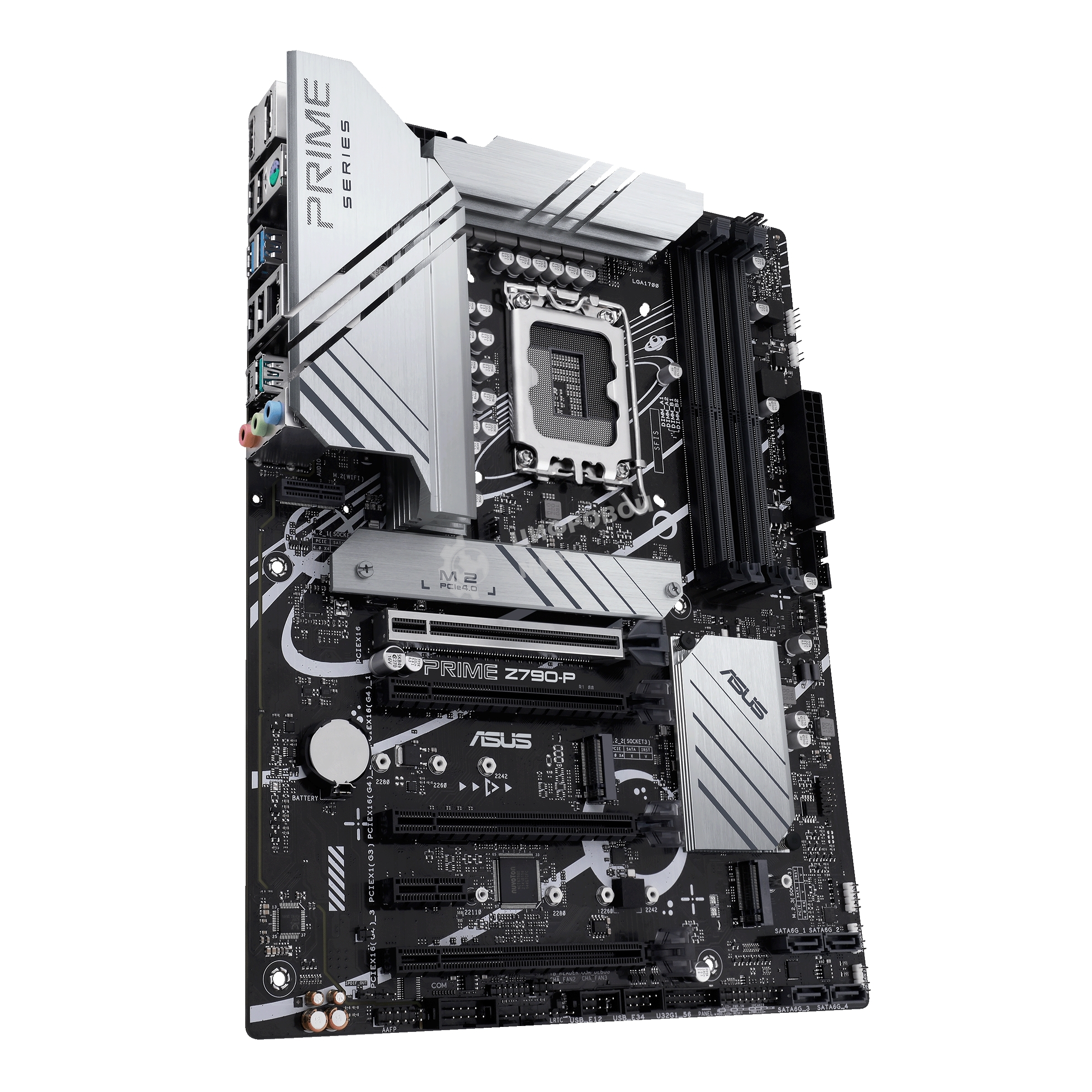 Материнская плата ASUS PRIME Z790-P, LGA 1700, Intel Z790, 4xDDR5, 4xSATA, 3xM.2 PCIe 4.0 x4, 1xPCIe 5.0 x16, 3xPCIe x4, 1xPCIe x1, 1xHDMI, 1xDP, 1xUSB-C 3.2 Gen 2x2, 1xUSB 3.2 Gen 2, 2xUSB 3.2 Gen 1, 4xUSB 2.0, 1x 2.5Gb LAN, 3x3.5 мм, 7.1, ATX