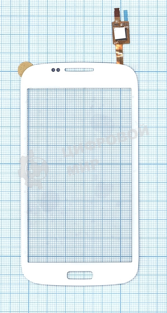 Сенсорное стекло (тачскрин) для Samsung Galaxy Core GT-I8260/8262, белое