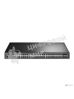Коммутатор TP-Link TL-SG3452XP 48G 4SFP+ 48PoE+ 500W управляемый