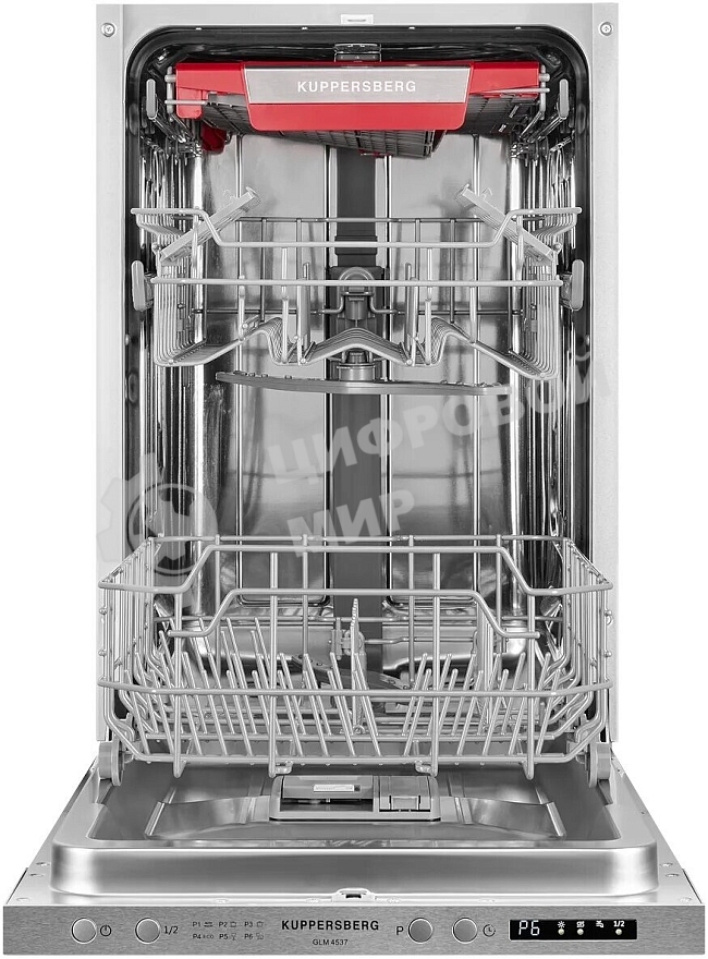 Встраиваемая посудомоечная машина Kuppersberg GLM 4537, серебристый, 44.8 см, 10 компл., 49 дБ, класс A++