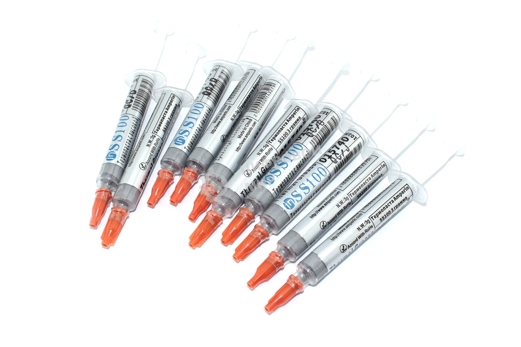 Термопаста Amperin SS100 3 грамма 10 шт