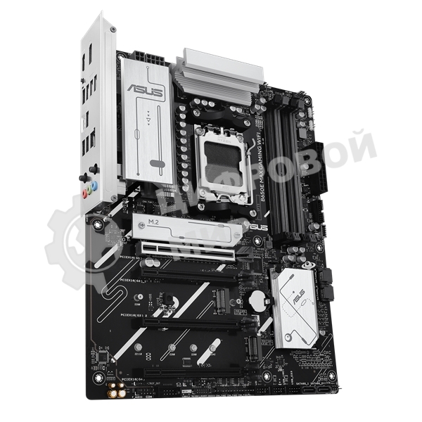 Материнская плата ASUS B650E MAX GAMING WIFI, AM5, AMD B650, 4xDDR5, 4xSATA, 3xM.2, 1xPCIe 5.0 x16, 1xPCIe 4.0 x16, 2xPCIe 3.0 x1, 1xDP, 1xHDMI, 1x2.5Gb LAN, Wi-Fi 6E, Bluetooth 5.3, 4xUSB-A 10Gbps, 1xUSB-C 10Gbps, 2xUSB-A 5Gbps, 2xUSB-A 2.0, 3x3.5 мм, 7.