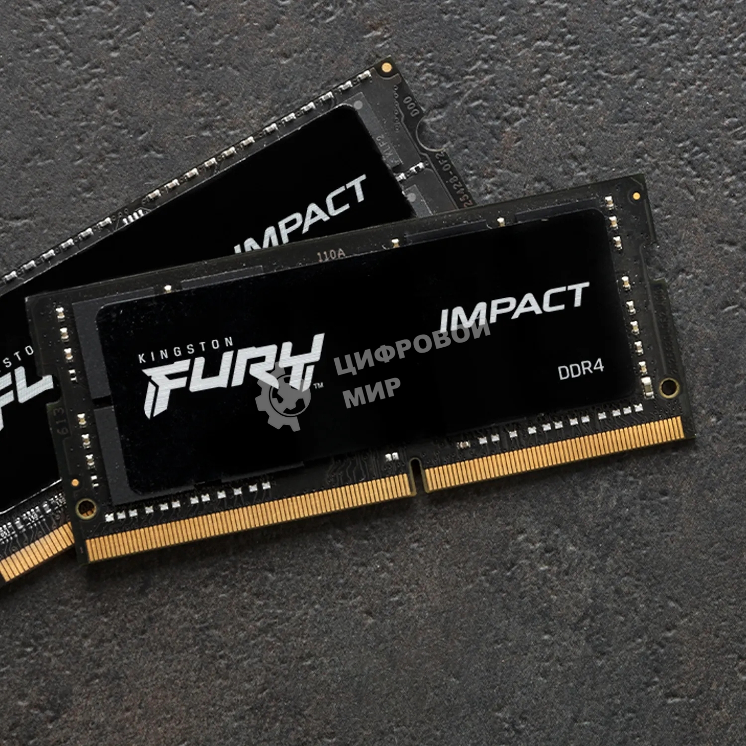 Оперативная память Kingston Fury Impact, DDR5, 32GB (2x16GB), 6000MHz, CL38, ECC SO-DIMM