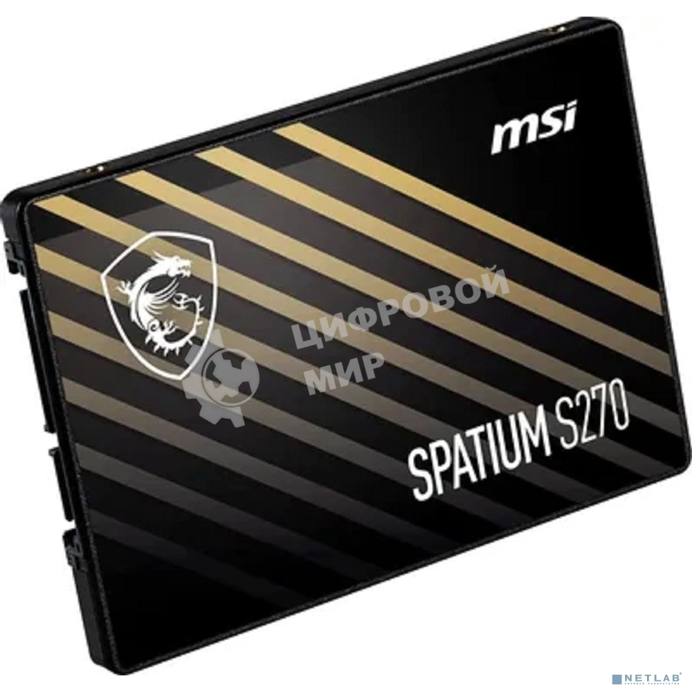 Накопитель SSD MSI SPATIUM S270, 960Gb, 2.5