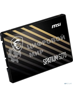 Накопитель SSD MSI SPATIUM S270, 960Gb, 2.5