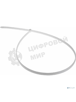 Хомут-стяжка кабельная нейлоновая Rexant 700 x 9,0 мм, белая, упаковка 100 шт.