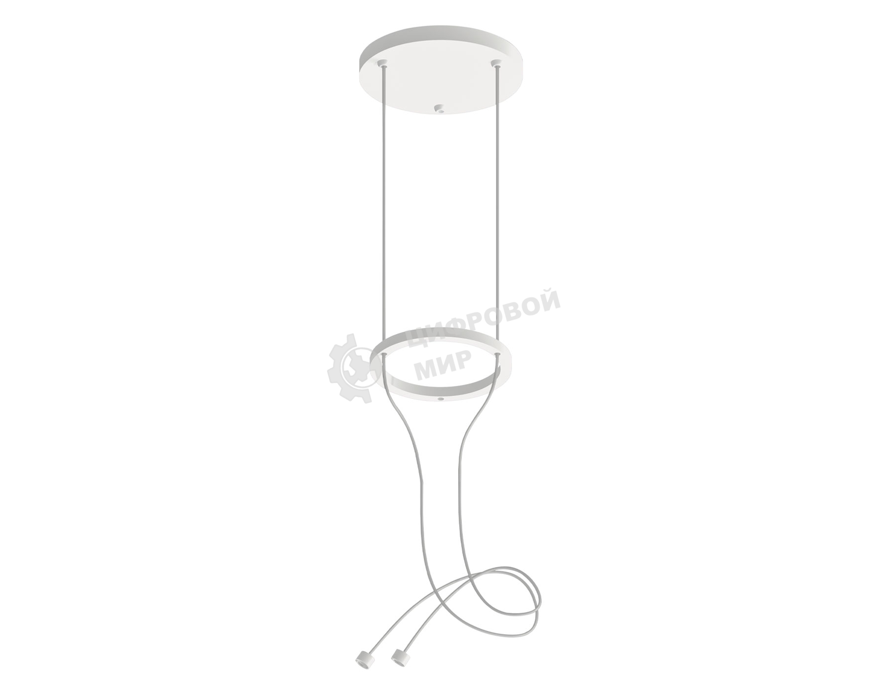 Крепеж подвесной A9203 WH белый D120*1200mm