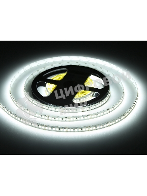 Светодиодная лента Ambrella light GS3203 2835 180Led/ 14.4W m/ 24V IP20 6500K/ 5000*8*1.2mm (2 конт.)