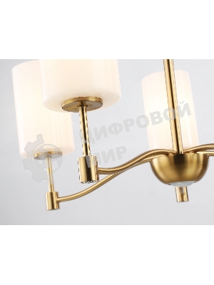 Люстра Ambrella light LH56051/5 BS/FR латунь/белый матовый E14*5 max 40W D590*950