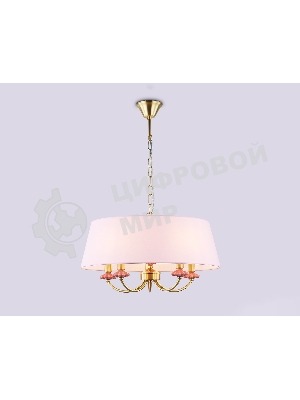 Люстра Ambrella light LH75021/5 GD/PI золото/розовый E14/5 max 40W D550*730