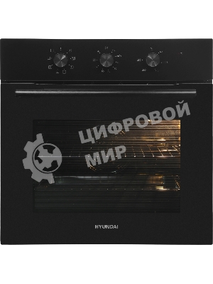 Духовой шкаф Электрический Hyundai HEO 66412 BG черный