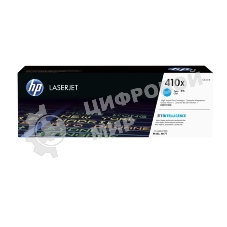 Тонер Картридж HP 410X CF411X голубой для HP LJ Pro M452/M477 (5000 стр.)