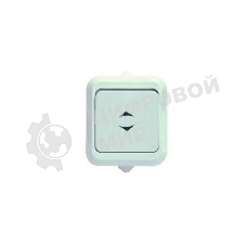 Выключатель проходной 1-кл. ОП 10А IP44 п/герм. бел. Makel 18303
