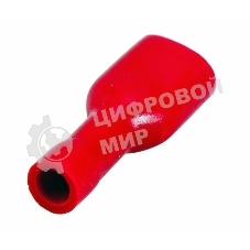 Клемма плоская Rexant полностью изолированная гнездо 6.6 мм 0.5-1.5 мм² (РППи-м 1.5-(6.3))