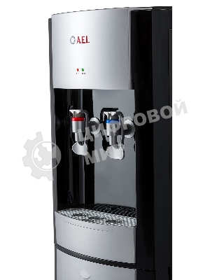 Кулер для воды AEL LD-AEL-28, верхняя загрузка, нагрев 90 °С, охлаждение 15 °С, черный/серебристый