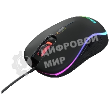 Мышь проводная Oklick GMNG 723GM черный, 3200 dpi, USB, кнопки - 6