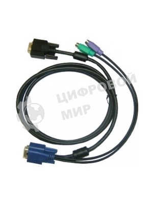 Переключатель D-Link DKVM-IPCB/10 Упаковка 10 кабелей KVM для устройств DKVM-IP1/IP8, длина 1.8м 