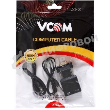 Переходник VCOM CA337A VGA(M)+audio+microUSB --> HDMI(F)1080*60Hz