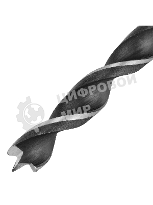 Сверло по дереву Сибртех, 12х500 мм, цилиндрический хвостовик