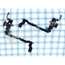 Шлейф разъема питания для iPhone XS Max черный