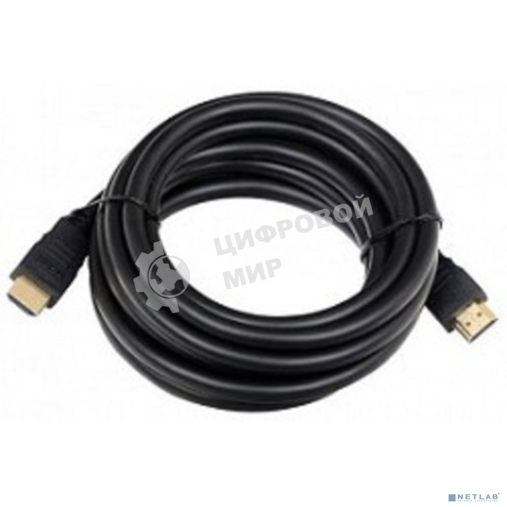 Кабель Exegate EX194332RUS HDMI (19M -19M) 1.8м Exegate, v1.4b, позолоченные контакты