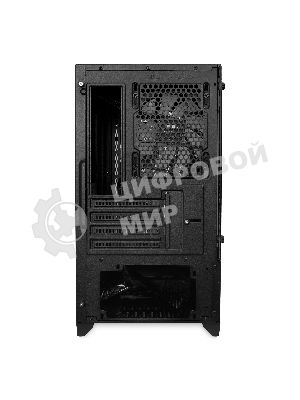 Компьютерный корпус HSPD M330, Mesh Mini-tower, черный, TG, 0.6 SPCC, 3x120mm ARGB mATX, mITX 175/330/160mm 2x2.5