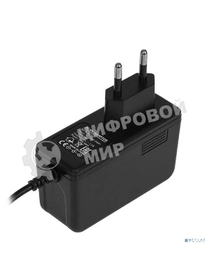 Блок питания Gembird NPA-AC35, 19В/1.3А, 25Вт, 1 штекер 6.5х4.4мм для мониторов LG, черный