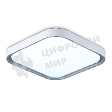 Потолочный светодиодный светильник Ambrella light FZ1256 WH/GR белый/серый 27W 5000K 350*350*60 (Без ПДУ)