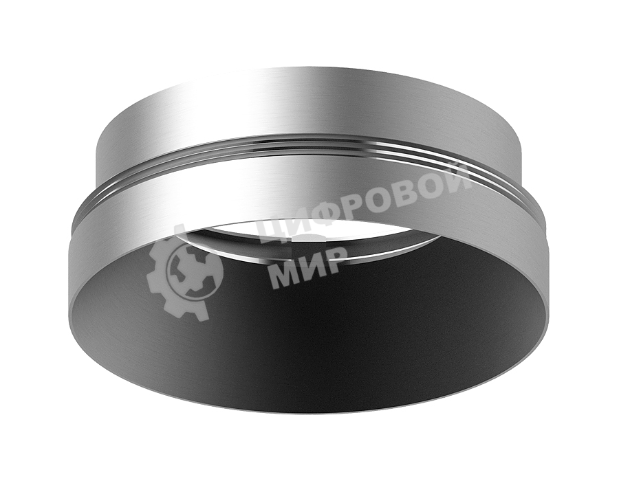 Насадка для корпуса светильника N7033 MCH хром матовый D70*H27mm Out10mm MR16