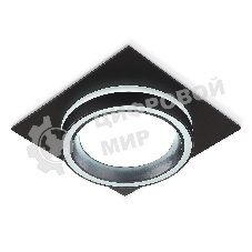 Светильник встраиваемый TU5230 BK черный IP20 GX70 D150*150*52