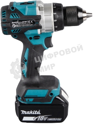 Дрель-шуруповерт Makita DDF486RTJ, 18 В, 5 Ач, 130 Нм, бесщеточный