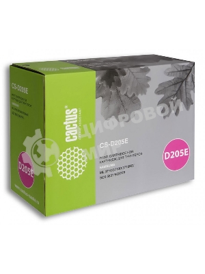 Картридж лазерный Cactus CS-D205E черный (10000 стр.) для Samsung ML-3710ND/ML-3712DW/SCX-5639FW/SCX-5637FR