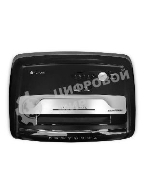 Шредер ГЕЛЕОС УМ35-4 (DIN P-4) фрагмент 3,9x30мм, 26 листов (70гр./м²), 35 литров, Уничт.скобы,скрепки,пл.карты,CD. TouchGuard.JamFree.ECO