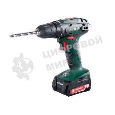Дрель-шуруповерт аккумуляторная Metabo BS 14.4 602206550, Аккумуляторный, 14.4В, 2 АКБ, Кейс